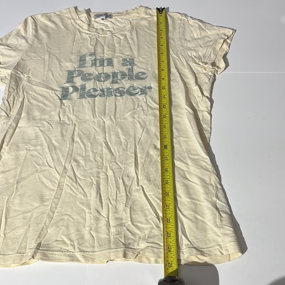 Lucky Brand vintage reverse screenprint tee t-shirt XL I'm a People Pleaser - Picture 4 of 7